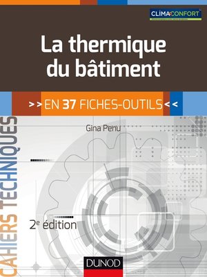 cover image of La thermique du bâtiment--2e éd.